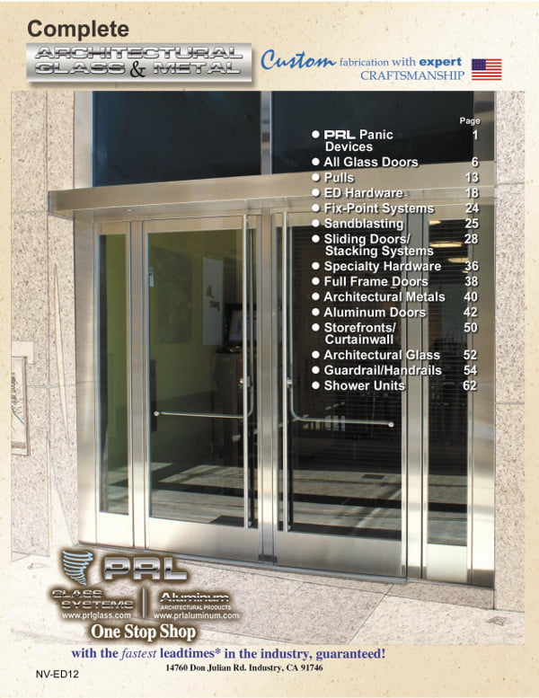 Complete 2011 Architectural Glass and Metal Manufacturers Catalog