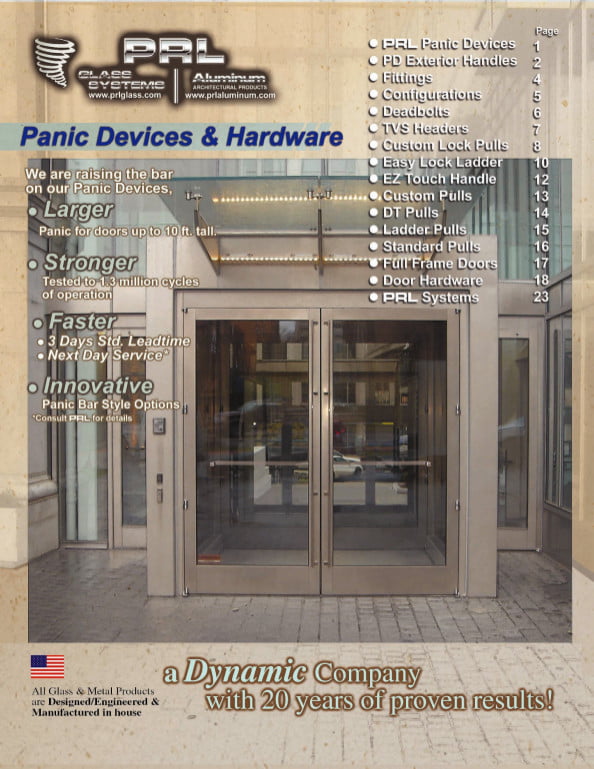 Complete 2012 Panic Devices and Hardware Manufacturers Catalog