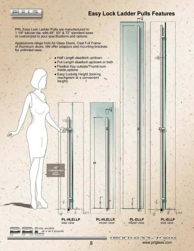 Easy Lock Ladder Pulls Features