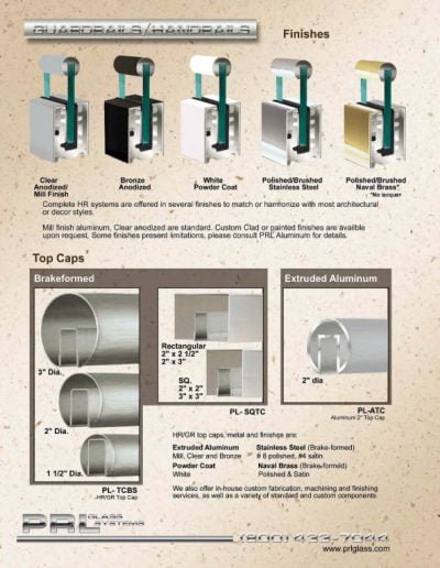 Guardrail/Handrail Finishes