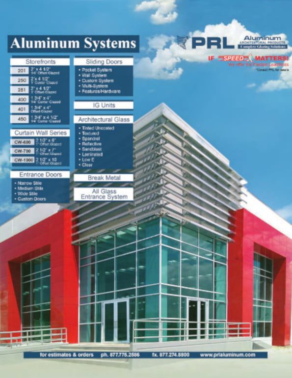 2016 Aluminum Storefronts Catalog
