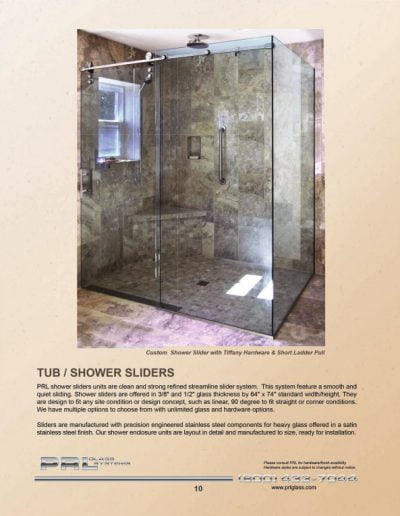 Tub / Shower Sliders