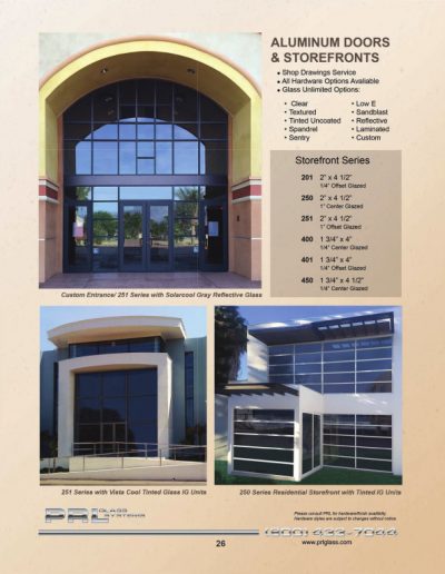 Aluminum Doors & Storefronts