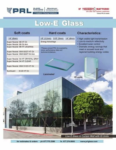 PRL Low-E Glass