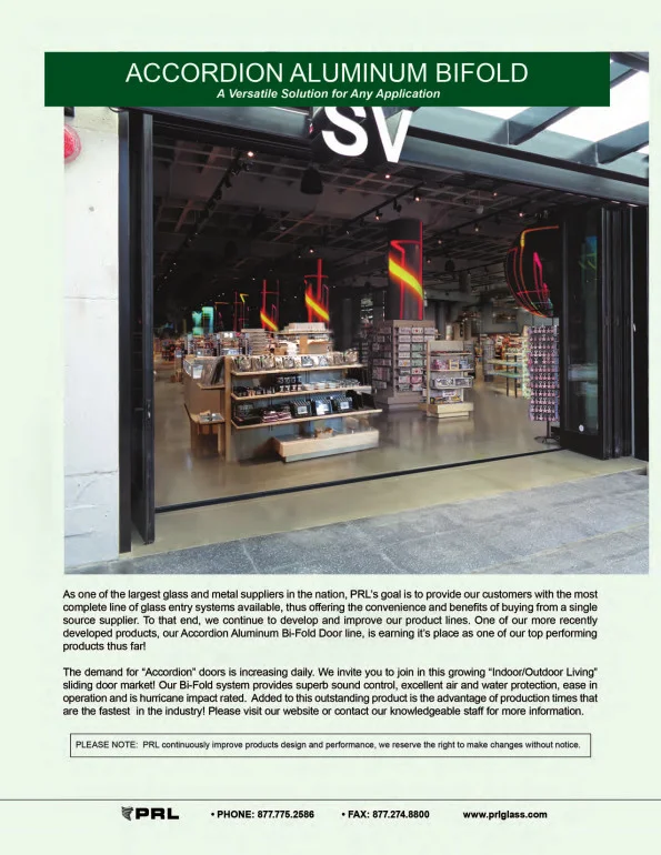 Accordion Aluminum Bifold Doors