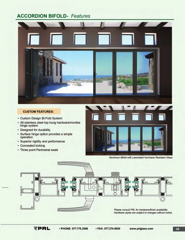 Accordion Bifold Door Features 3