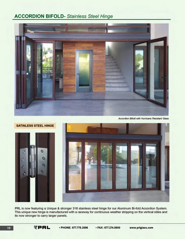 Accordion Bifold Door Stainless Steel Hinge 1