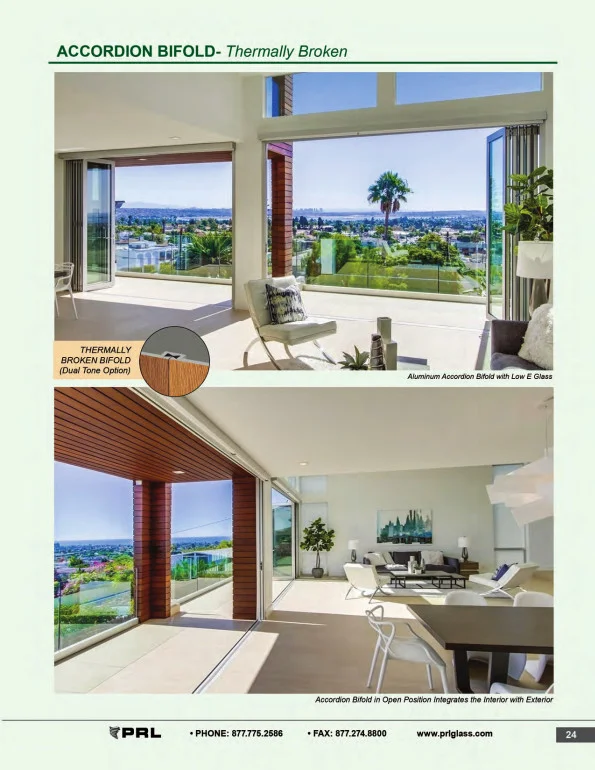 Accordion Bifold Door Thermally Broken 2