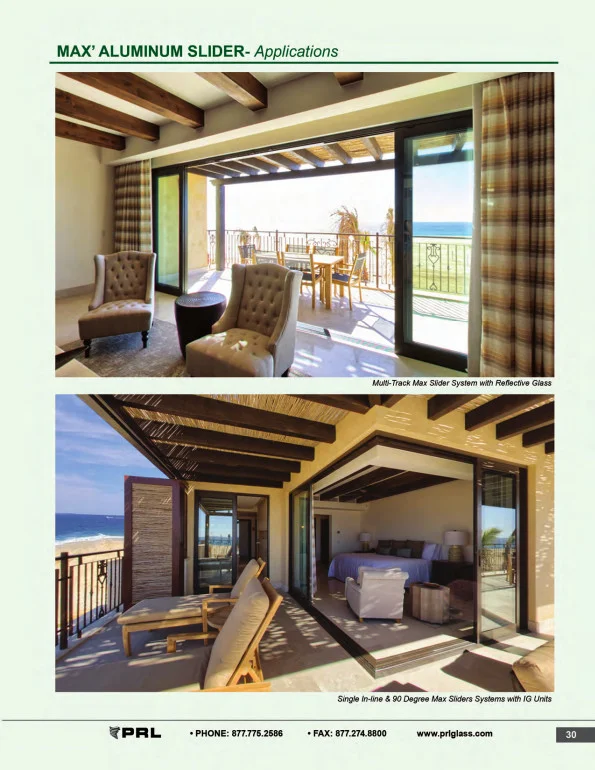 Max Glass and Aluminum Sliding Door Applications 1