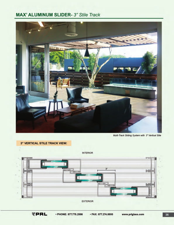 Glass and Aluminum Sliding Door Systems for Commercial and Residential