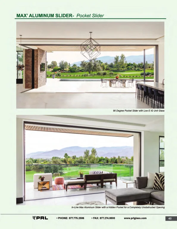 Pocket Glass and Aluminum Sliding Door 2