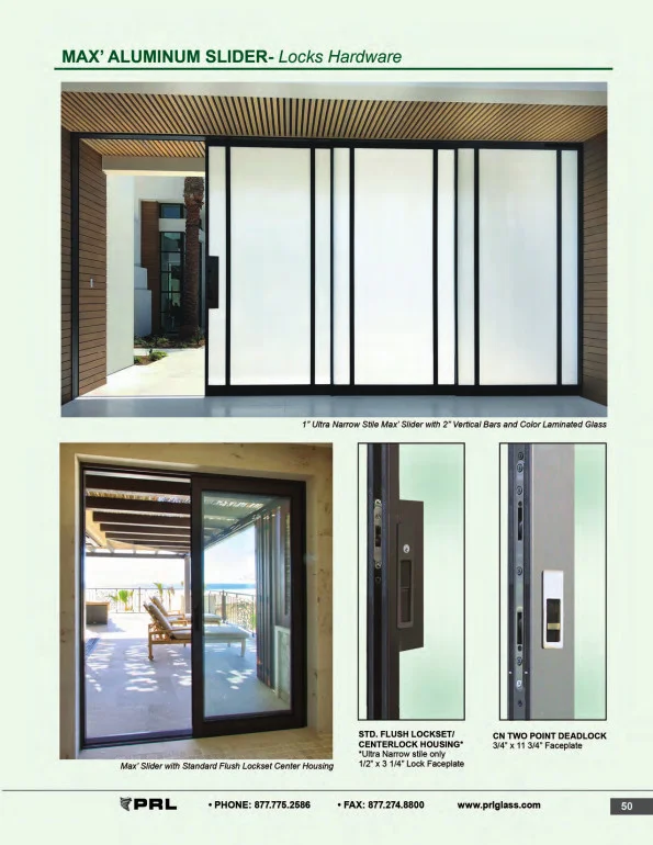 Glass and Aluminum Sliding Door Locks and Hardware 2