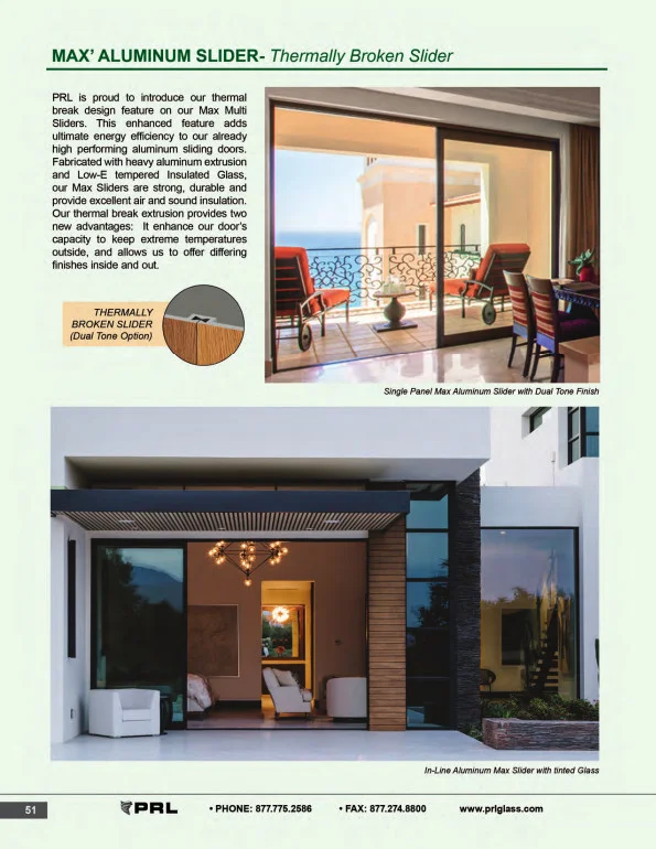 Thermally Broken Sliding Door