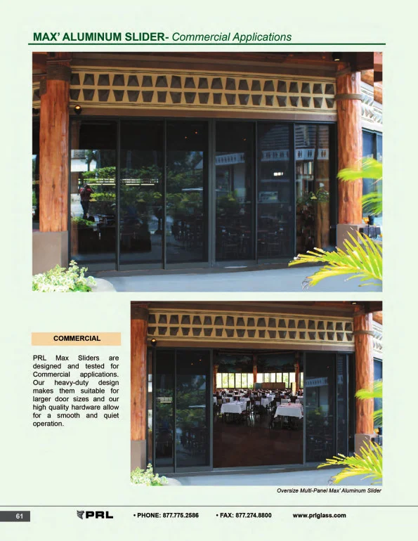 Commercial Application Sliding Doors 1