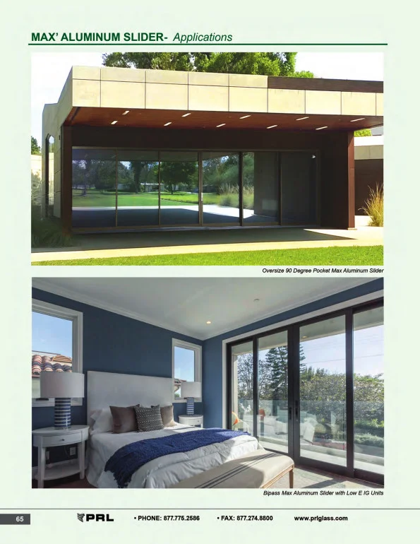 Versatile Glass and Aluminum Sliding Doors 1
