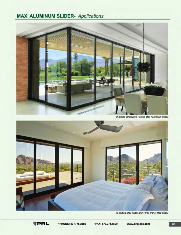 Versatile Glass and Aluminum Sliding Doors 2