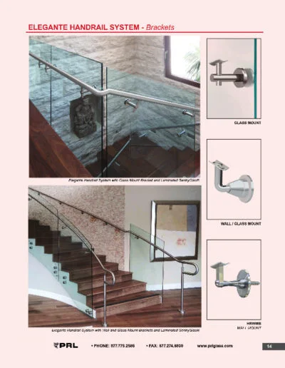 Elegante Handrail System - Brackets