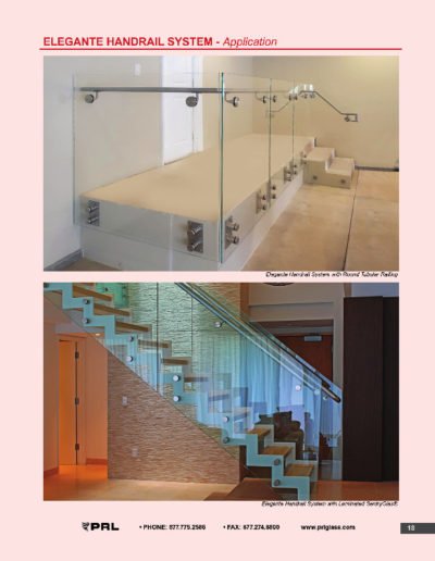 Elegante Handrail System - Application