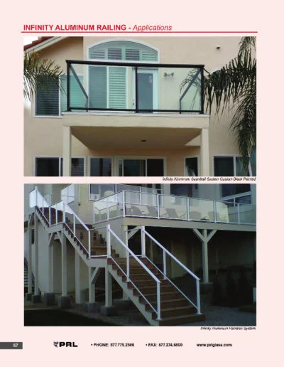 Infinity Aluminum Railing - Applications