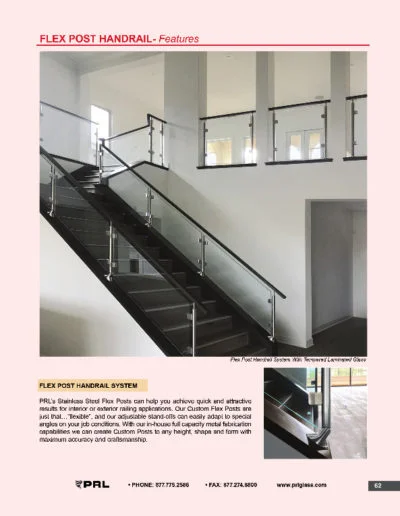 Flex Post Handrail System - Features