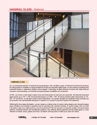 Handrail Glass - Features