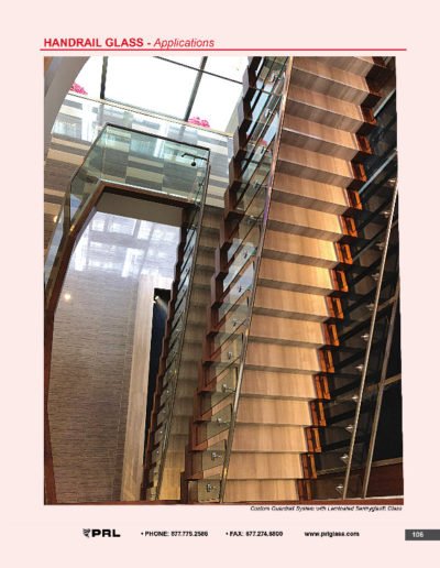 Handrail Glass - Applications