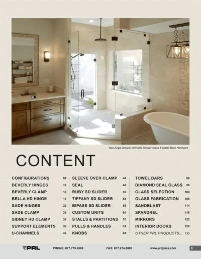 2022 Shower / Steam Unit Catalog