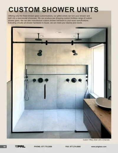 Custom Shower Units