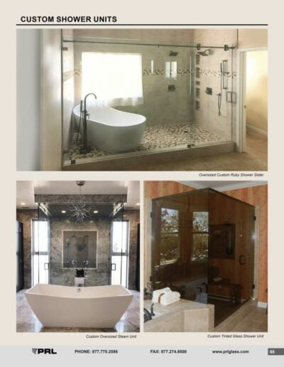 Custom Shower Units