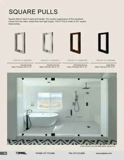 Pull and Handle Series - Square Pulls