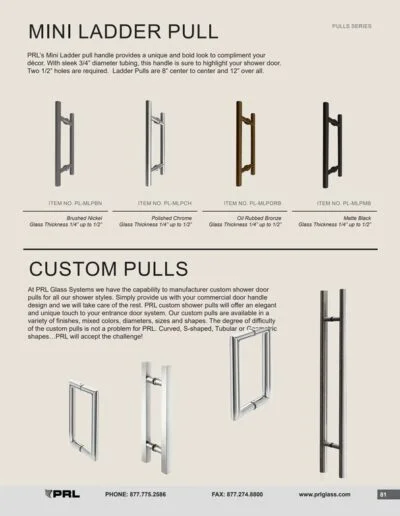 Pull and Handle Series- Mini Ladder and Custom Pulls