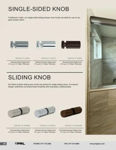 Knob Series - Single-Sided and Sliding Knobs
