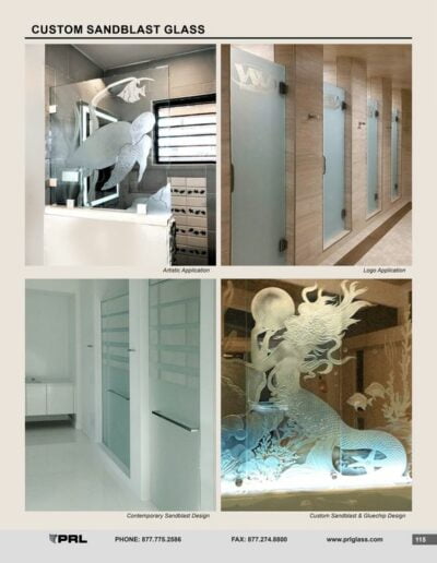 Custom Sandblast Glass
