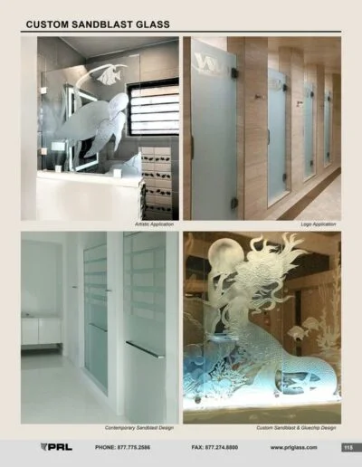 Custom Sandblast Glass