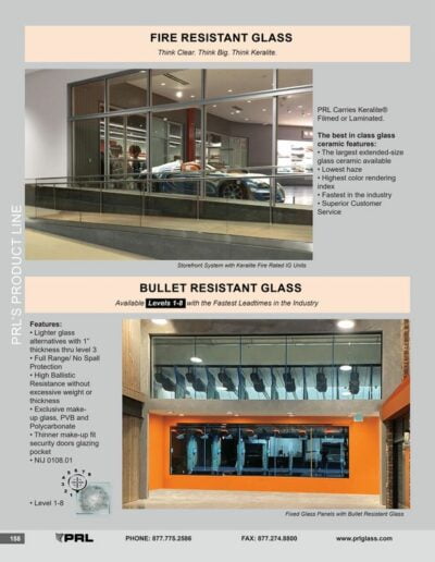 Fire and Bullet Resistant Glass