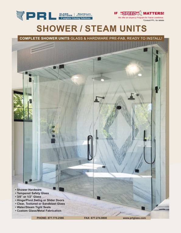 2023 PRL Shower and Steam Units Catalog