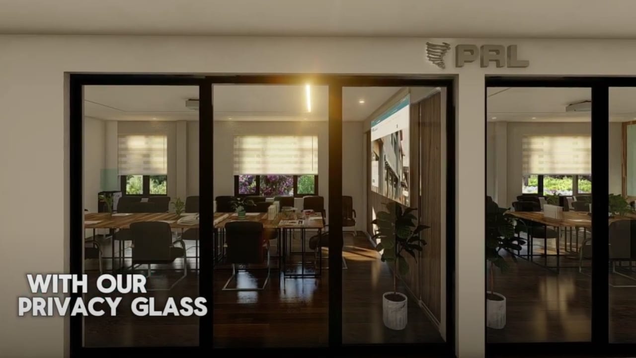 PRL Privacy Glass: Switch-It Smart Glass Demo | From Clear to Opaque