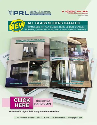 all glass slider catalog