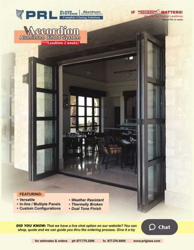 aluminum accordion bifold doors