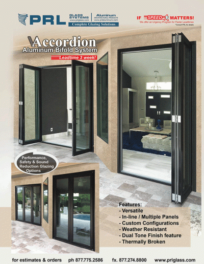 Aluminum Bifold Accordion Doors