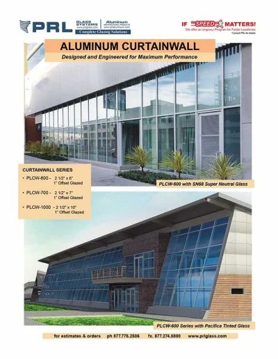 Aluminum Curtail Wall Systems