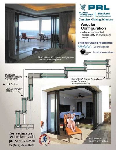 Aluminum Multi Panel Sliding Door