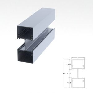 250CLVM - 2" X 4-1/2" Vertical Mullion