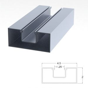 250SCLWJ - 2" X 4-1/2" Solid Wall Jamb