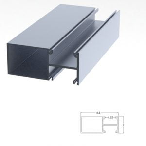 251CLVM - 2" X 4-1/2" Vertical Mullion