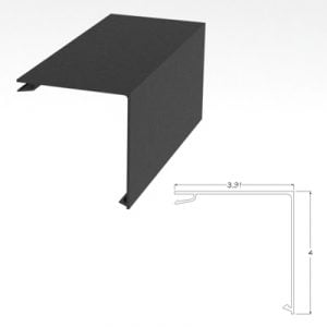 400BRFCP - 4" X 4" Flat Post