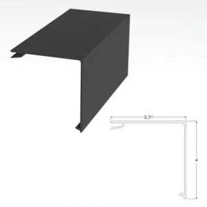 400BRFCP - 4" X 4" Flat Post