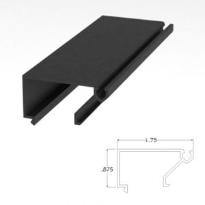 400BRGS - 1-3/4" X 4" Glass Stop