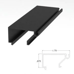400BRGS - 1-3/4" X 4" Glass Stop