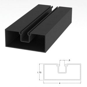 400BRSWJ - 1-3/4" X 4" Solid Wall Jamb